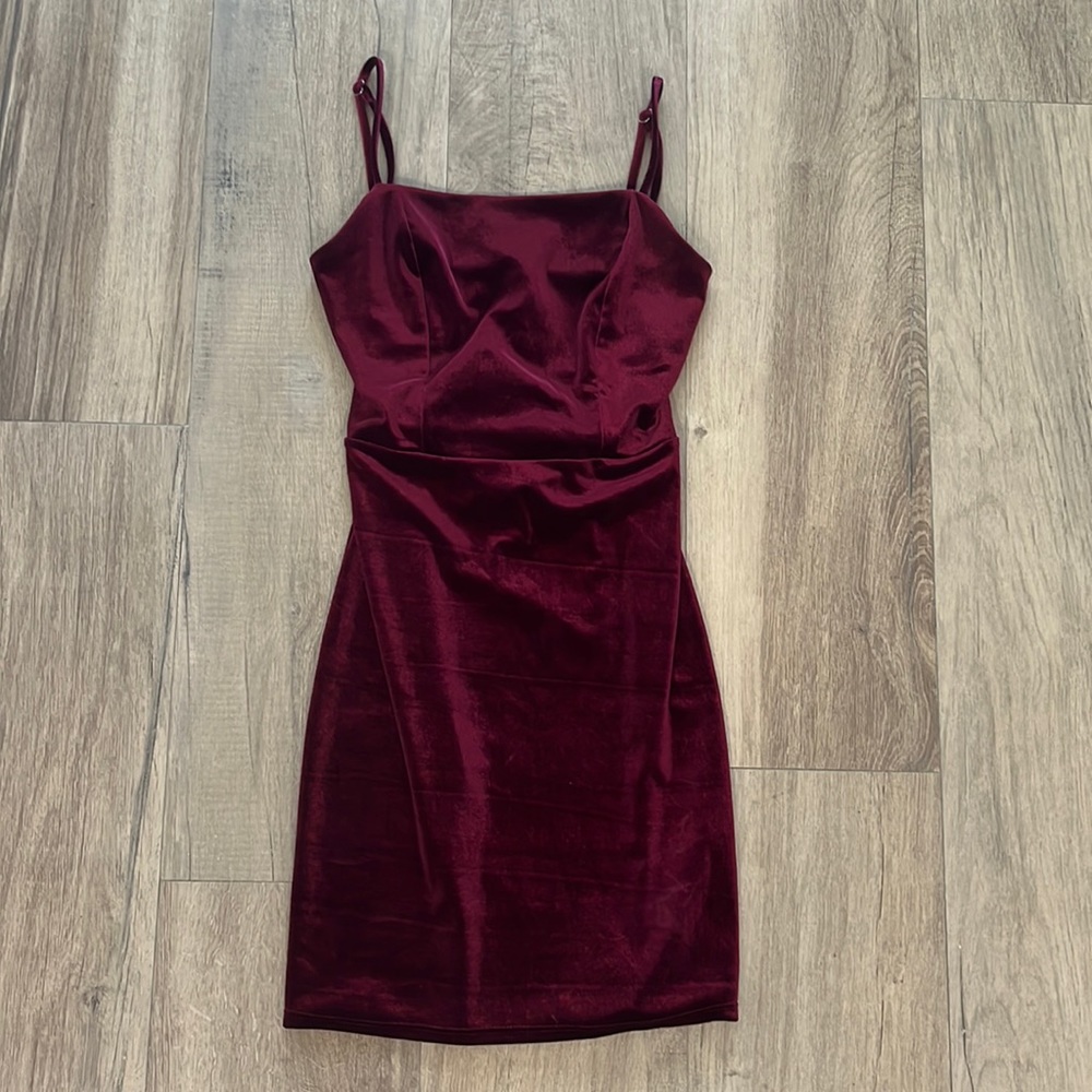 Urban Outfitters Burgundy Mini Dress